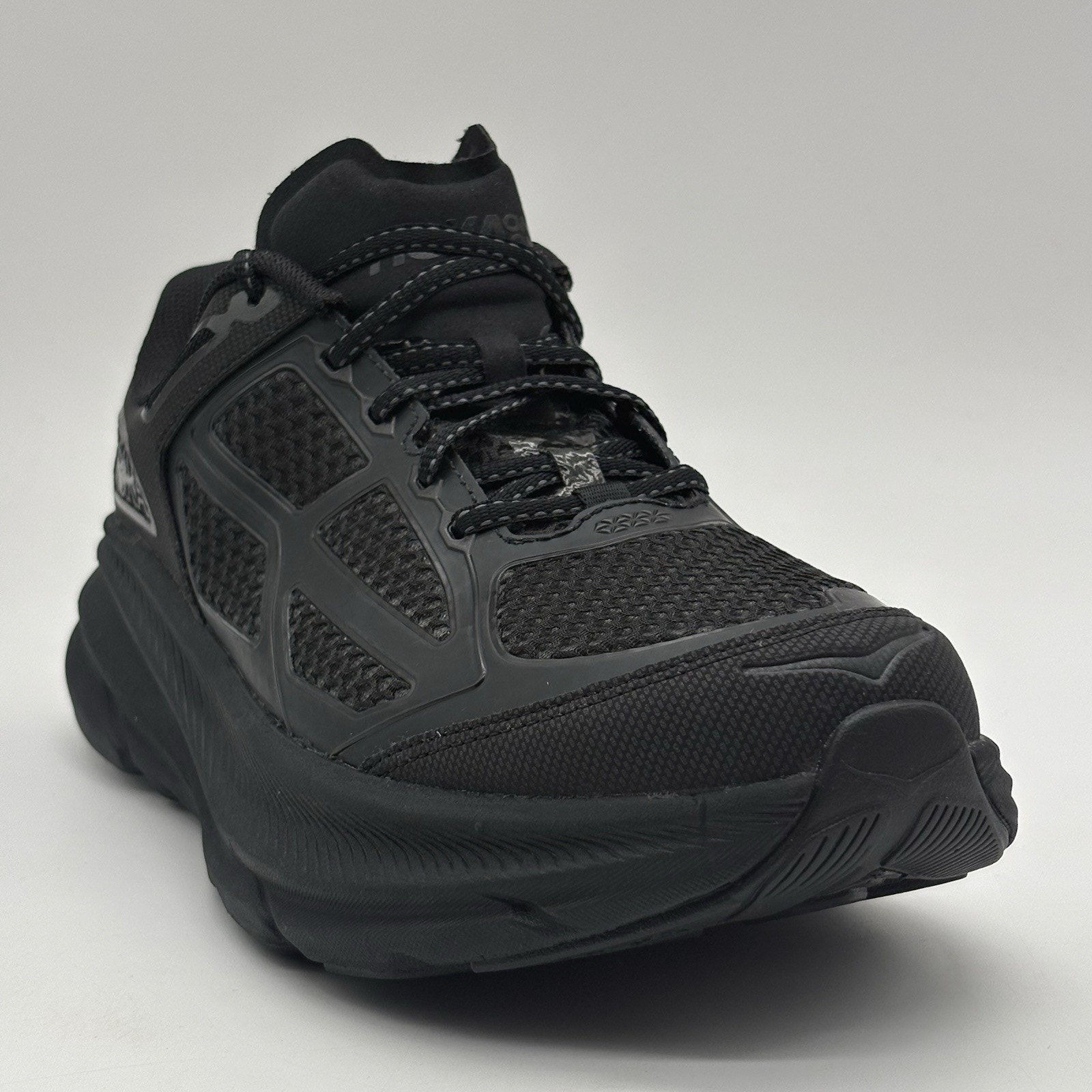 Hoka One One Clifton One9 Triple Black 1155370 Bbnb Mens Size 9.5 New Sneakers